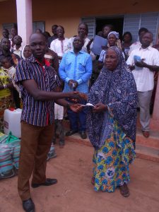 Don de reseau MARP Burkina aux sinistrés