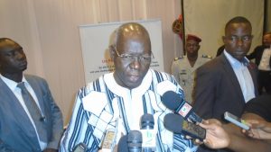 Le président de l’Assemblée nationale, Salifou Diallo